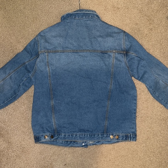 Jean Jacket M/L with Rose Detail - Picture 3 of 3